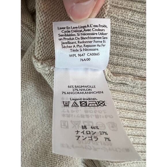 Eddie Bauer Button Down Long Sleeve Angora Blend Brown Cozy Sweater Size XXL - Picture 6 of 8